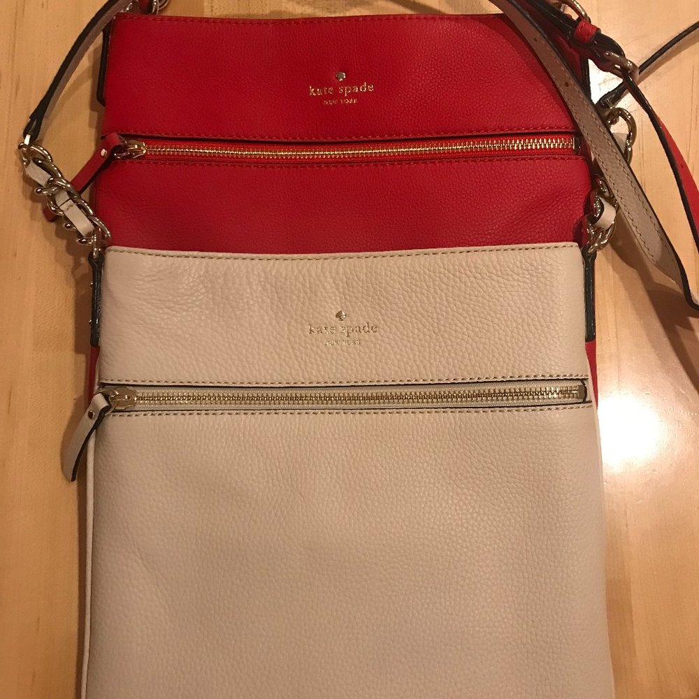 Kate Spade Crossbody Bag  RED or TAN